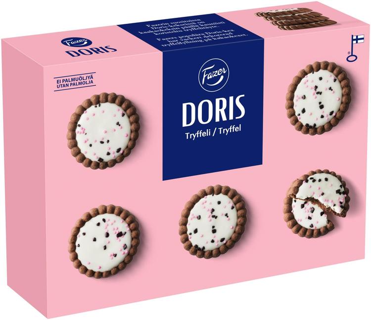 Fazer Doris Tryffeli täytekeksi 250g