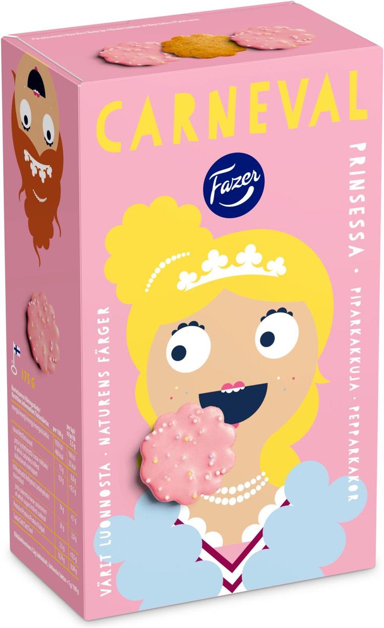 Fazer Carneval Prinsessa piparkakku 175g