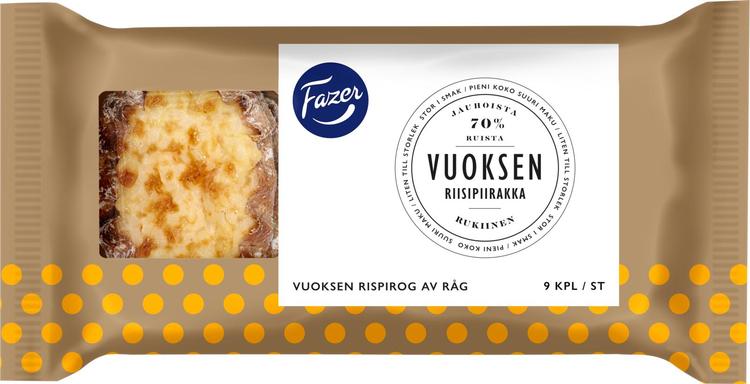 Fazer Vuoksen Riisipiirakka 9kpl 330g