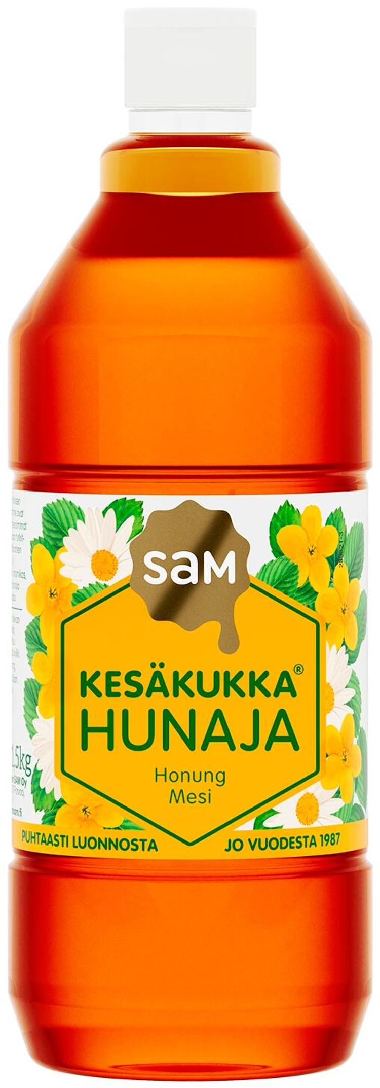 Hunajainen SAM Kesäkukka Hunaja 1,5Kg