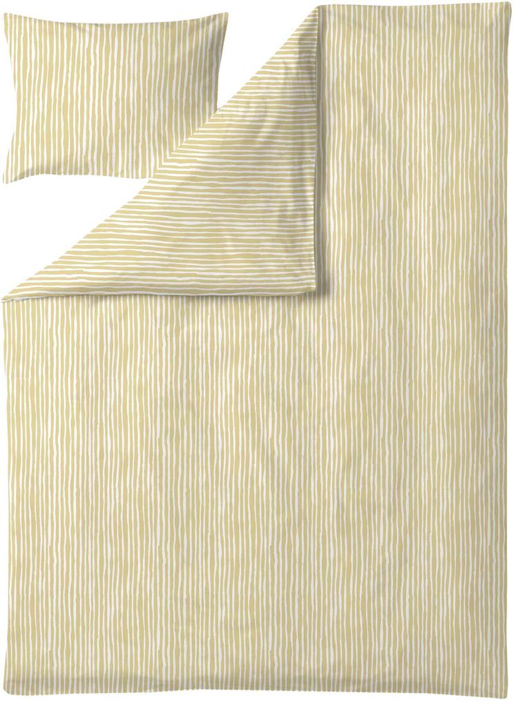 Finlayson pussilakanasetti Tiuhta keltainen/valkoinen 150x210+50x60cm