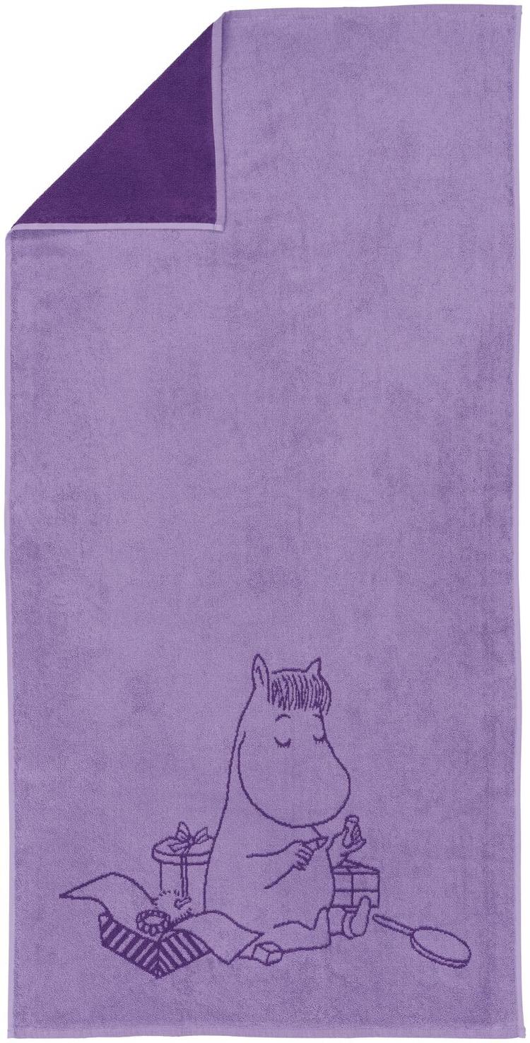 Moomin Arabia kylpypyyhe 70x140 Niiskuneiti purp.