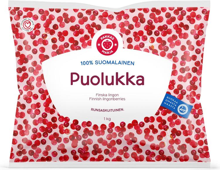 Pakkasmarja suomalainen puolukka 1kg