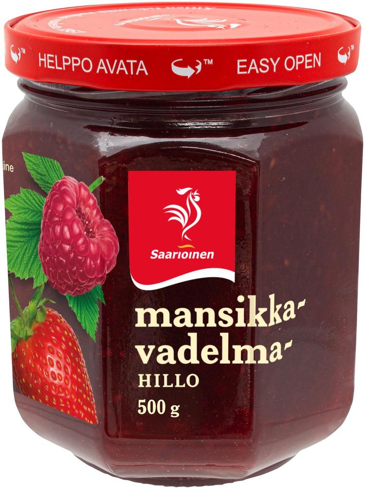 Saarioinen Mansikka-vadelmahillo 500g