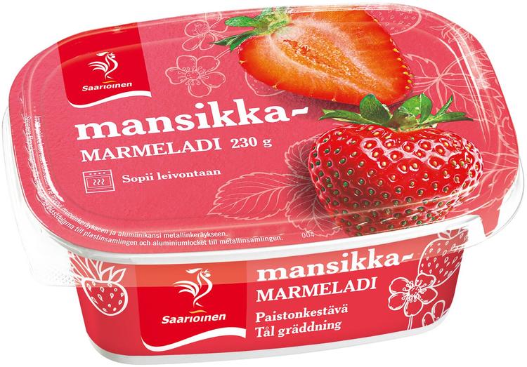 Saarioinen Mansikkamarmeladi 230g