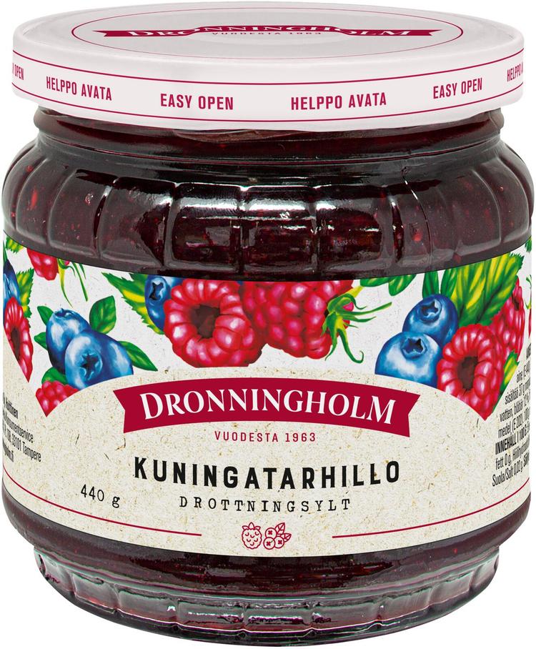 Dronningholm Kuningatarhillo, Vadelma-mustikkahillo 440g