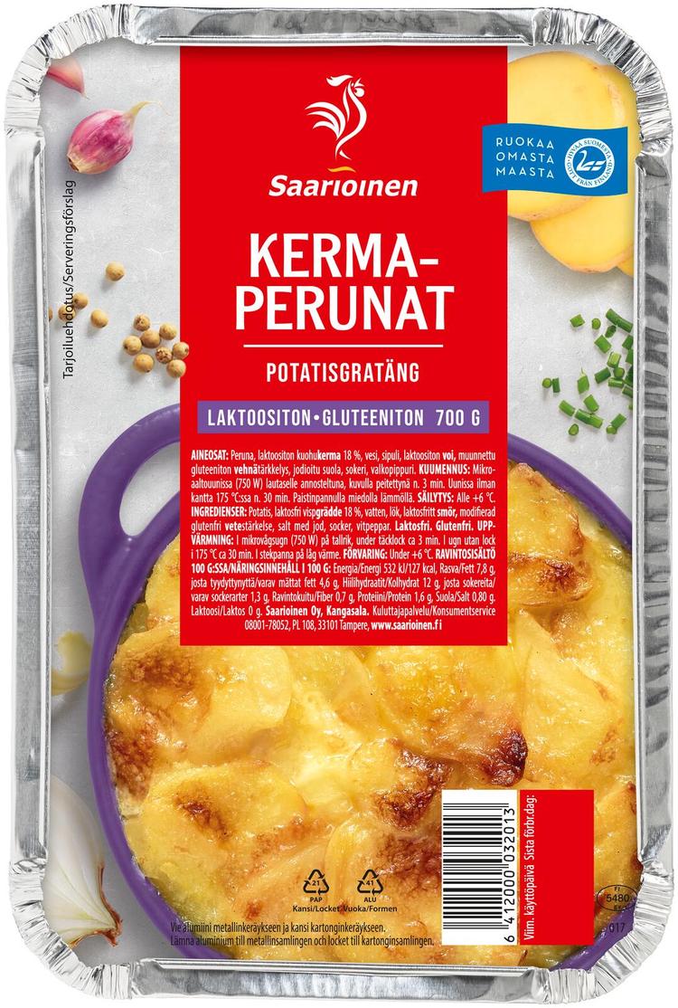 Saarioinen Kermaperunat 700g