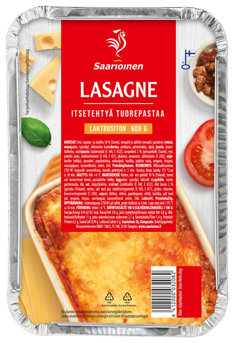 Saarioinen Lasagne 600g