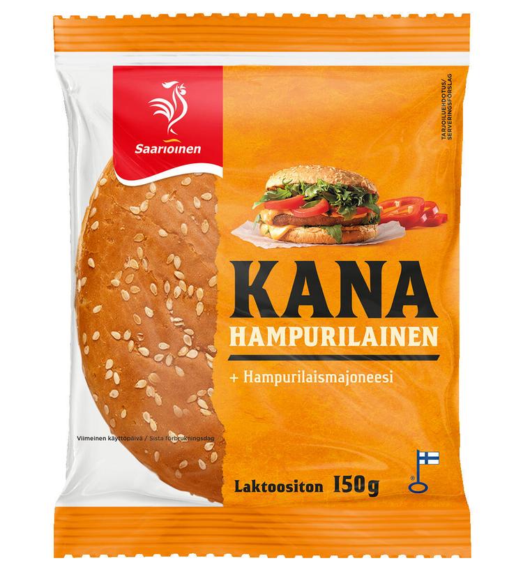 Saarioinen Kanahampurilainen 150g