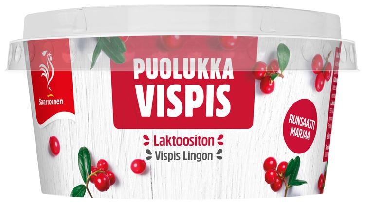 Saarioinen Vispis puolukka, vaahdotettu puolukkavälipala 130g