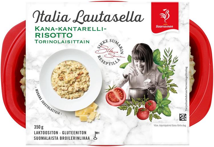 Saarioinen Kana-kantarellirisotto torinolaisittain 350g