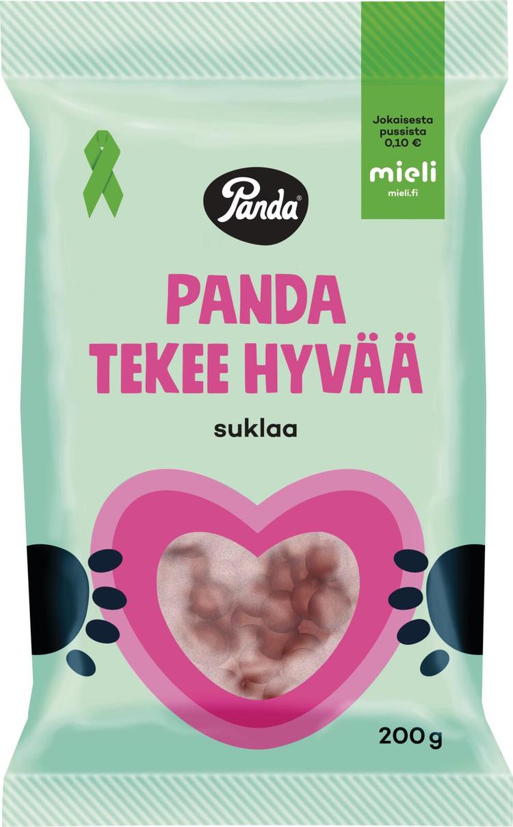 Panda Tekee Hyvää suklaa makeissekoitus 200g