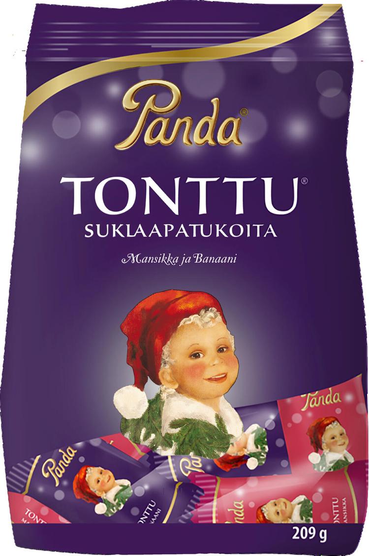 Panda Tonttu suklaapatukka 209g