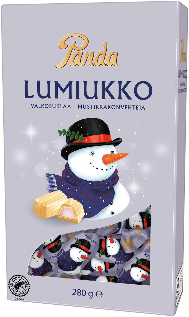 Panda Lumiukko suklaakonvehti 280g