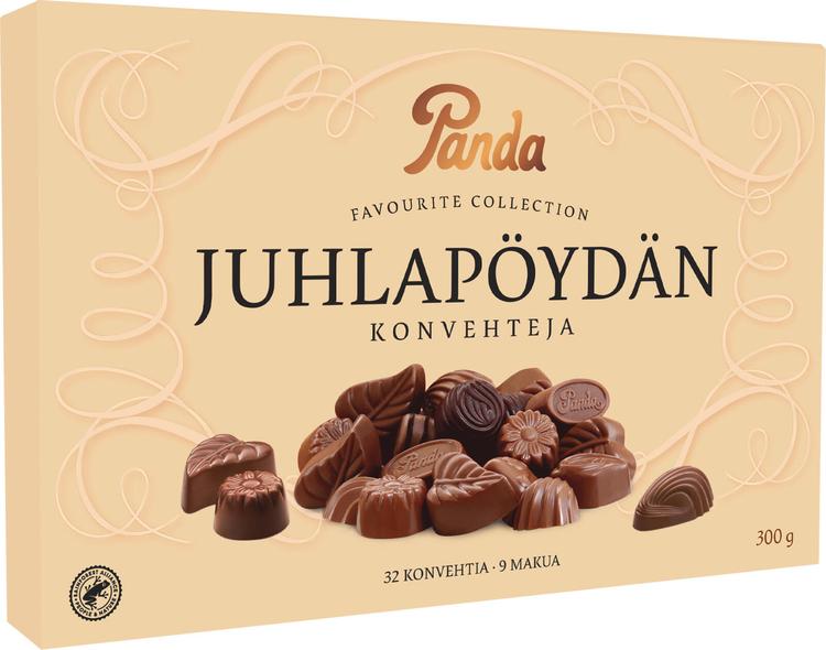 Panda Juhlapöydän suklaakonvehti 300g