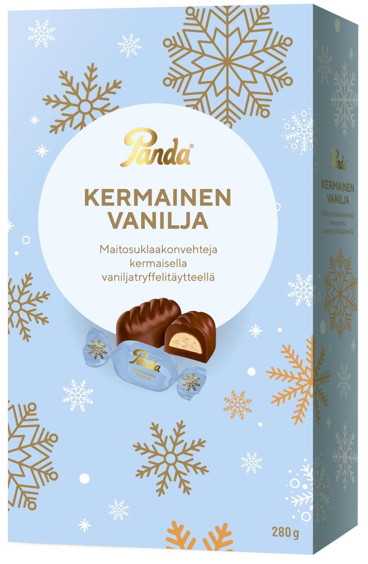 Panda kermainen vanilja maitosuklaakonvehti 280g