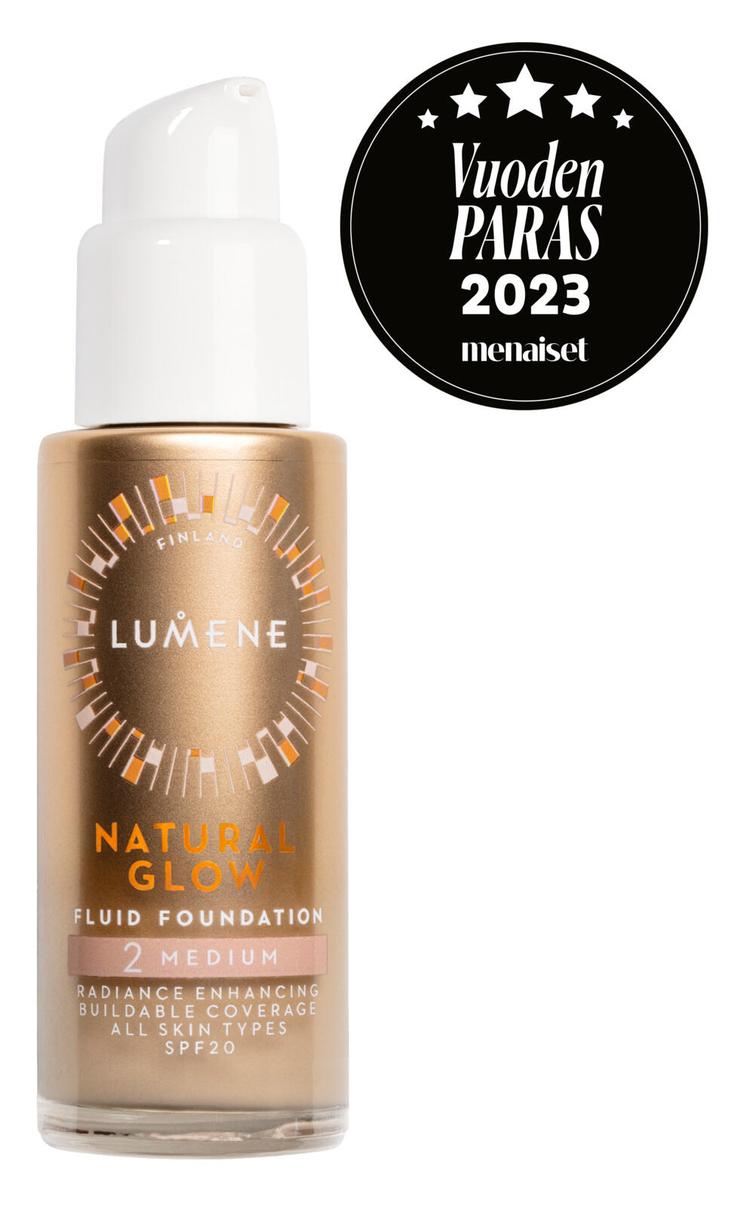 Lumene Natural Glow Heleyttävä meikkivoide SK20 2 Medium 30 ml