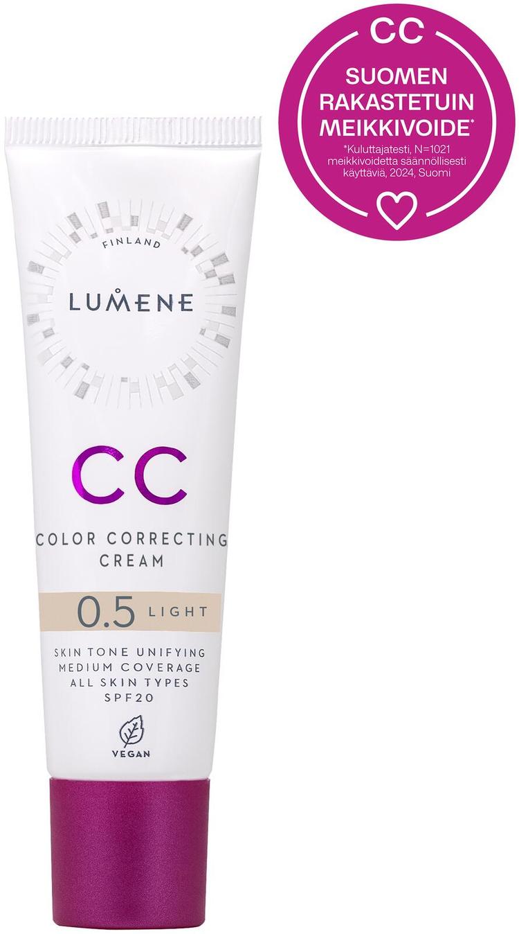 Lumene CC Color Correcting Meikkivoide SK20 0.5 Light 30 ml