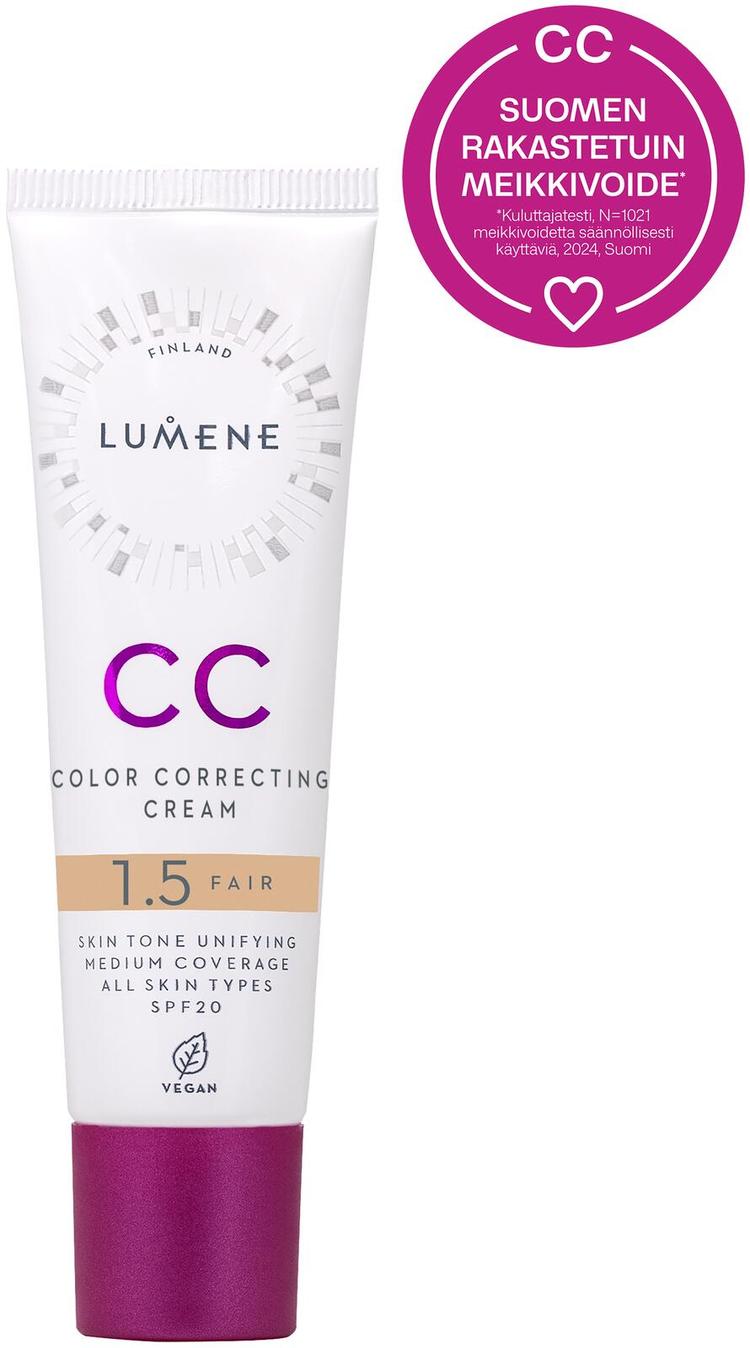 Lumene CC Color Correcting Meikkivoide SK20 1.5 Fair 30 ml