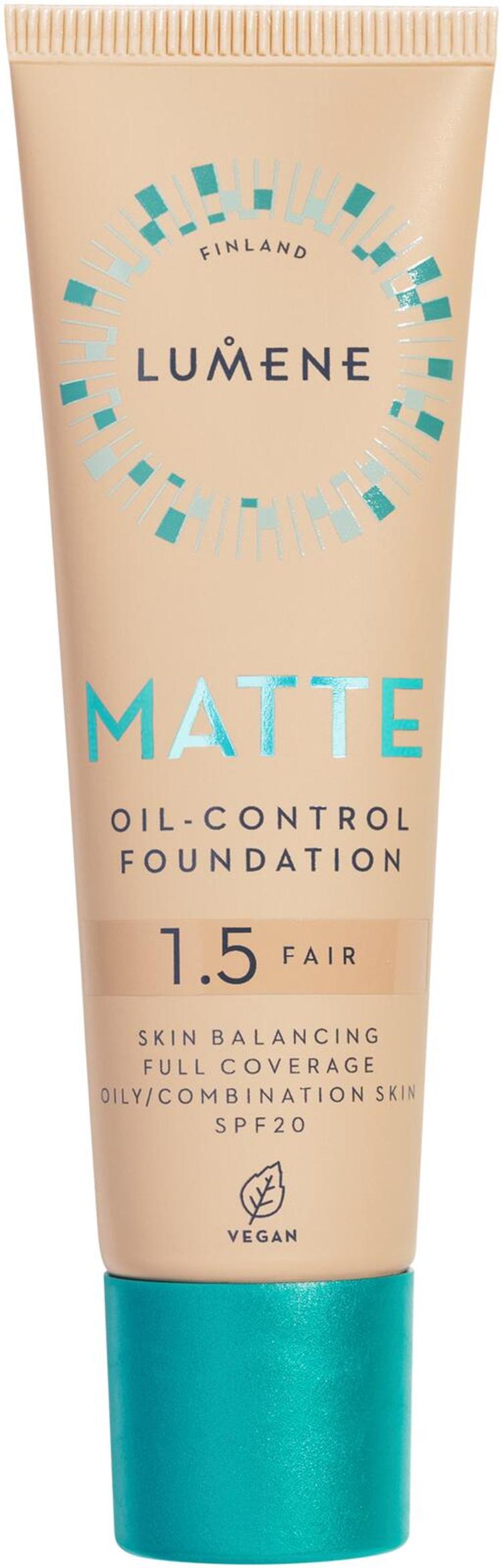 Lumene Matte Oil-control Mattameikkivoide SPF20 1.5 Fair 30 ml