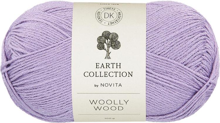 Novita lanka Woolly Wood 100 g mustikkamaito 730