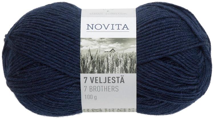 Novita 7 veljestä 100g laivasto 170