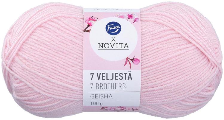 Fazer x Novita Neulelanka 7 Veljestä Geisha