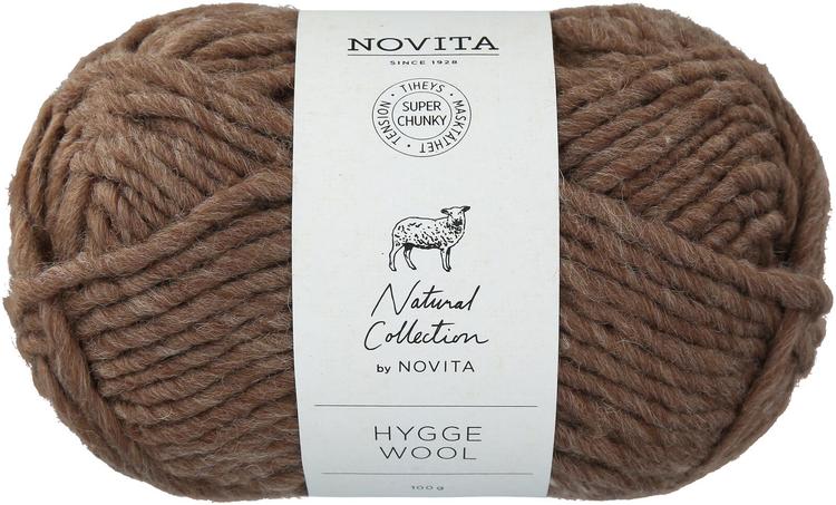 Novita lanka Hygge Wool 100 g metsäsieni 068