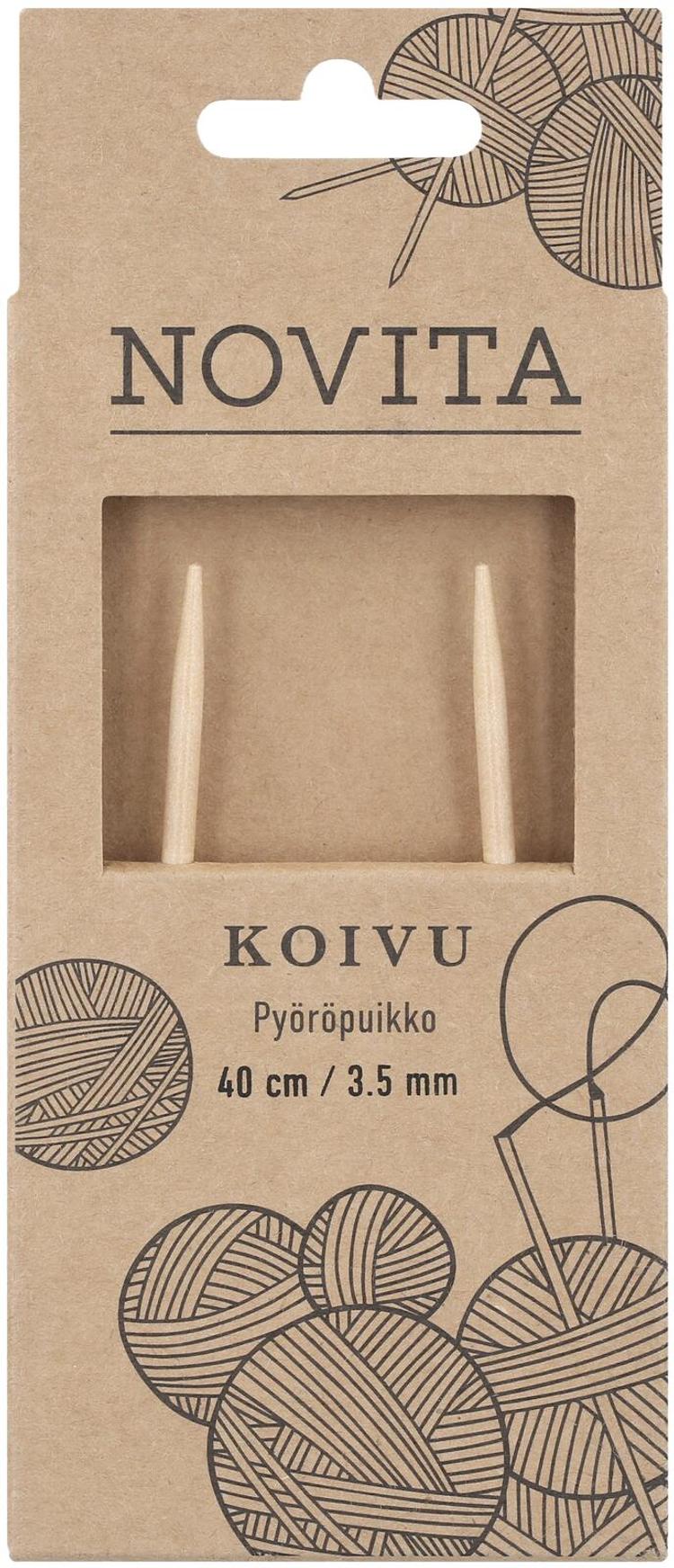 Novita Pyöröpuikko koivu 40cm 3.5mm