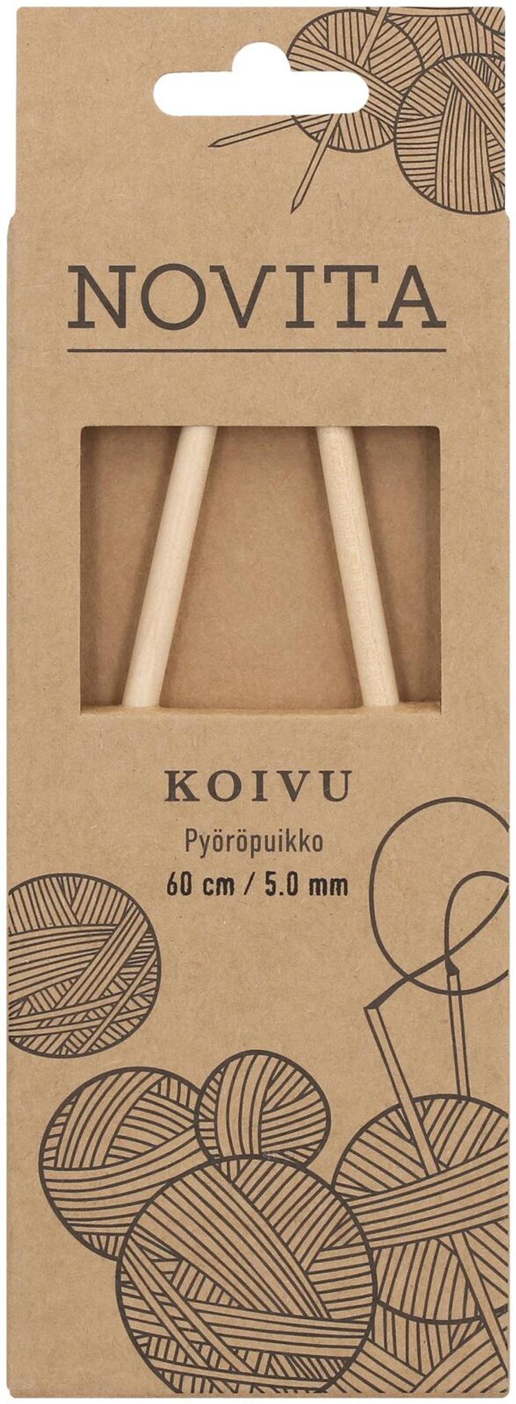 Novita Pyöröpuikko koivu 60cm - 5mm