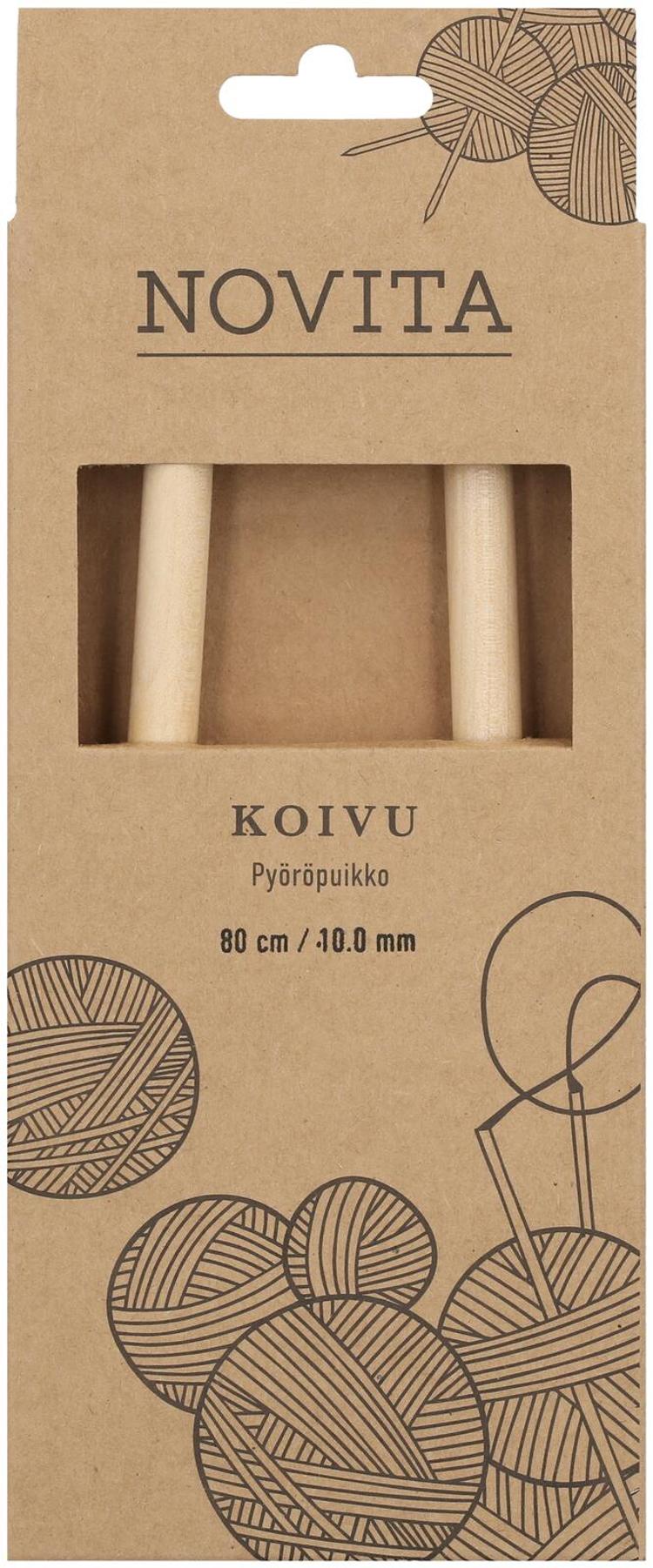 Novita Pyöröpuikko koivu 80cm - 10mm