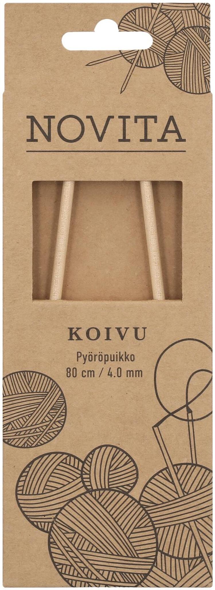 Novita Pyöröpuikko koivu 80cm - 4mm