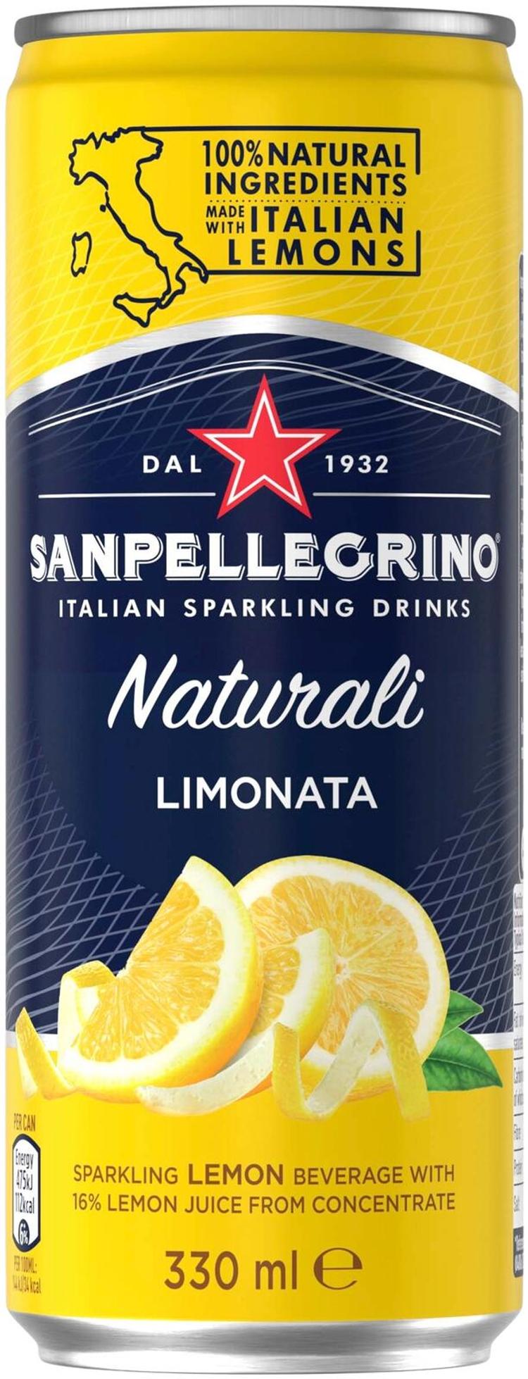 San Pellegrino Naturali Limonata virvoitusjuoma  33cl