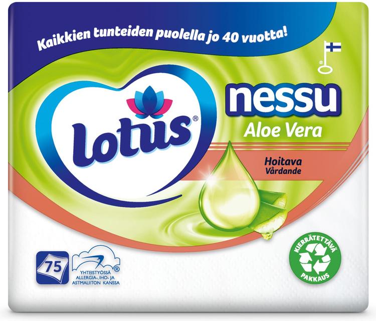 LOTUS Nessu Aloe Vera nenäliina