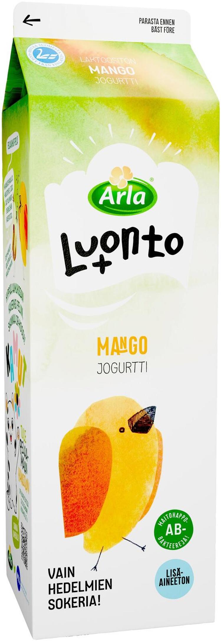 Arla Luonto+ AB  mango laktoositon jogurtti 1 kg