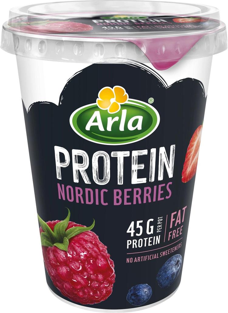 Arla Protein Nordic Berries rahka 500 g laktoositon