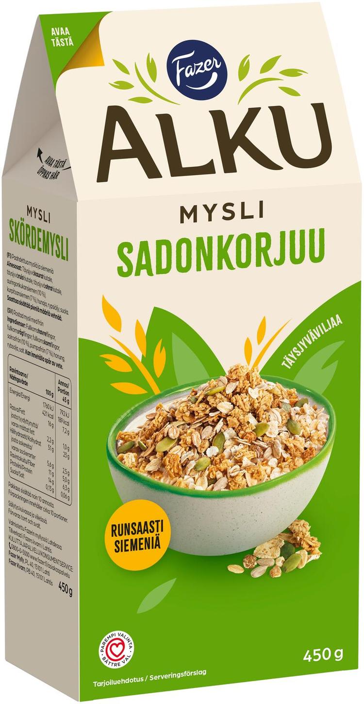 Fazer Alku Sadonkorjuumysli 450 g