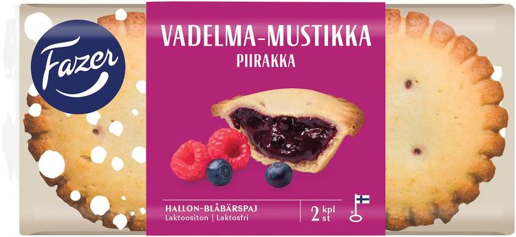 Fazer Vadelma-mustikkapiirakka 2kpl 140g