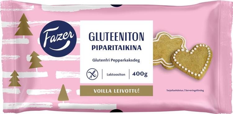 Fazer Gluteeniton Piparitaikina 400g, pakaste