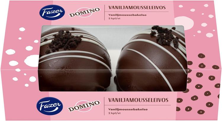 Fazer Domino -vaniljamousseleivos 2kpl 160g