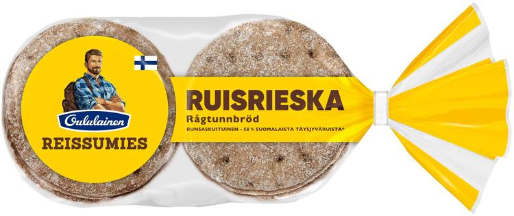 Oululainen Reissumies Ruisrieska 6kpl 270g