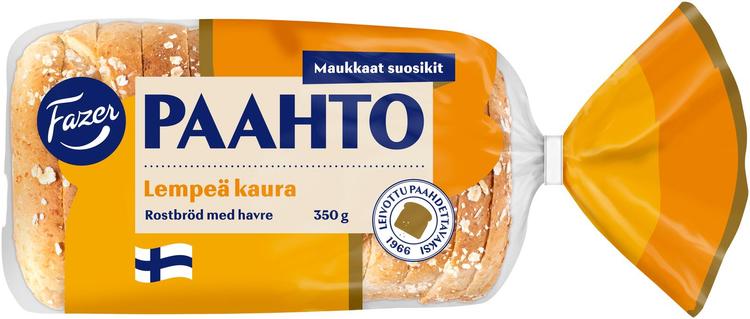 Fazer Paahto Lempeä kaura 350g, paahtoleipä