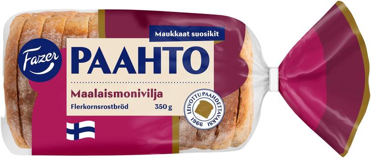 Fazer Paahto Maalaismonivilja 350g, paahtoleipä