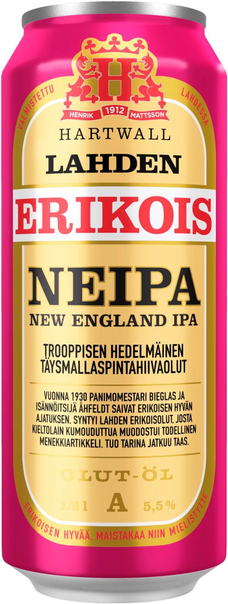 Lahden Erikois NEIPA olut 5,5% 0,5 l