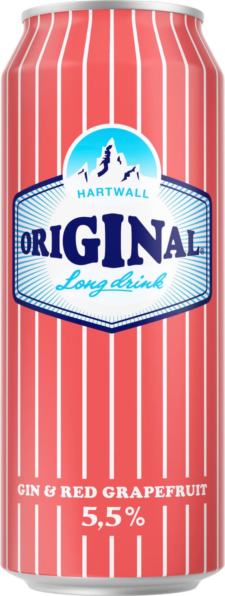 Hartwall Original Long Drink Red Grapefruit 5,5% 0,5 l