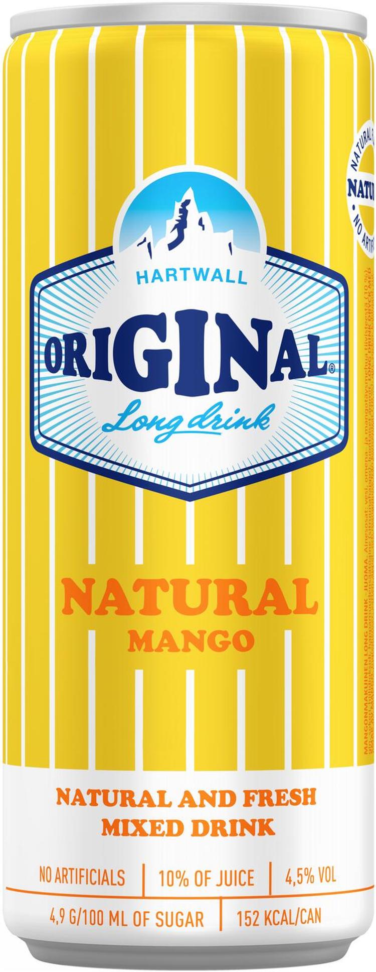 Hartwall Original Long Drink Natural Mango 4,5% 0,33 l