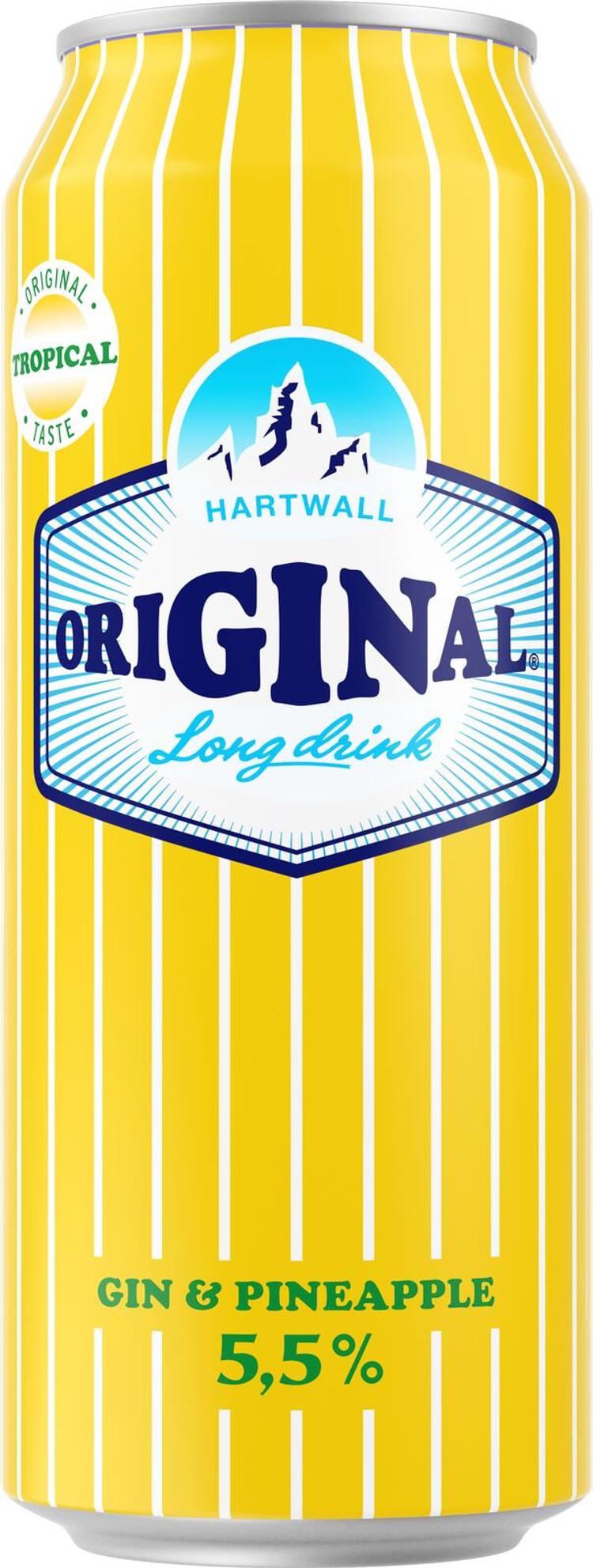 Hartwall Original Long Drink Pineapple 5,5% 0,5 l
