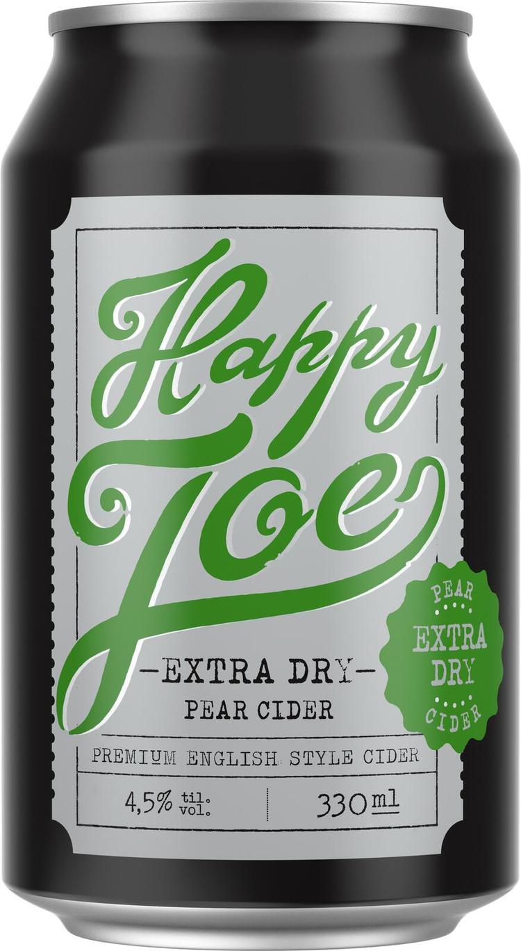 Happy Joe Extra Dry Pear siideri 4,5% 0,33 l