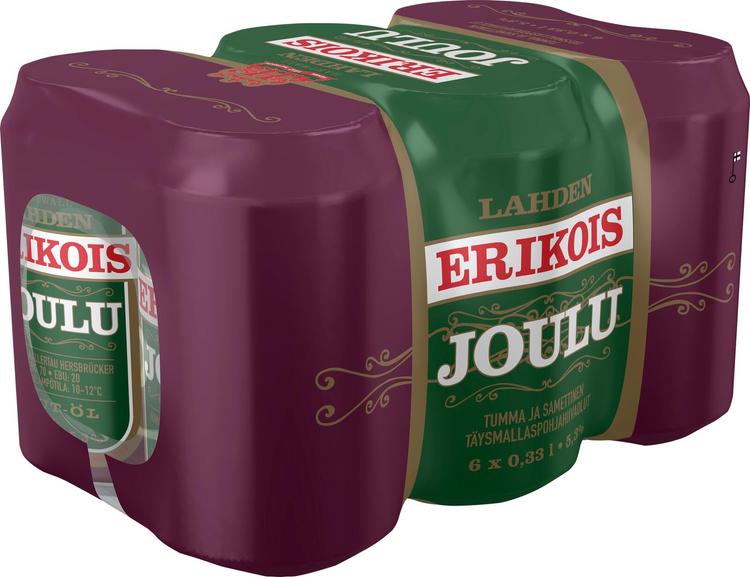 6 x Lahden Erikois Jouluolut olut 5,3% 0,33 l