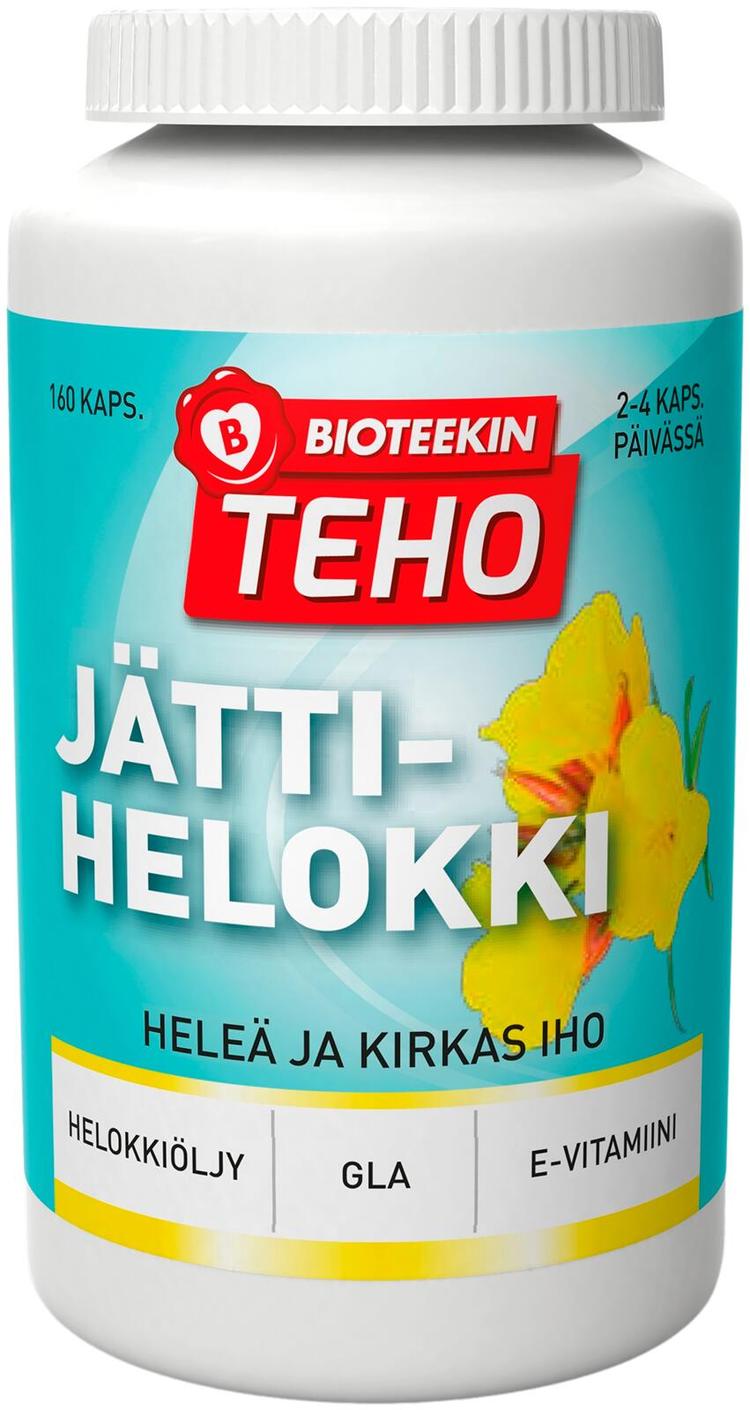 Bioteekki Teho Jättihelokki ravintolisä 160 kaps.